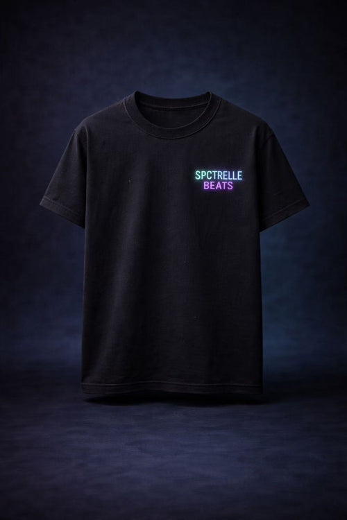 Spectrelle Beats Neon Graphic T-Shirt