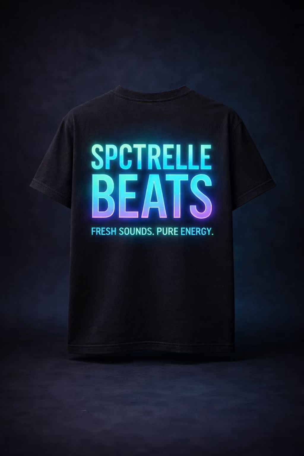 Spectrelle Beats Neon Graphic T-Shirt